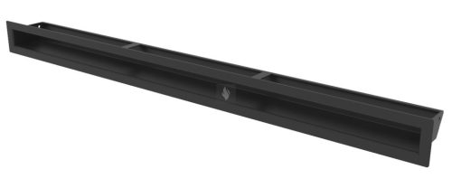 HITZE Slim 6 szellőzőrács 6x80 fekete