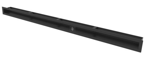 HITZE Slim 9 szellőzőrács 9x100 fekete