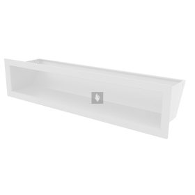 HITZE Slim 9 szellőzőrács 9x40 fehér