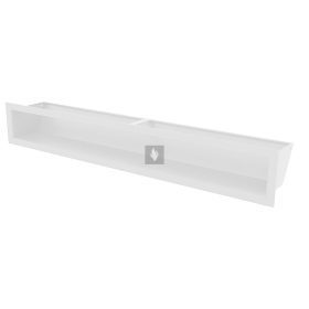 HITZE Slim 9 szellőzőrács 9x60 fehér