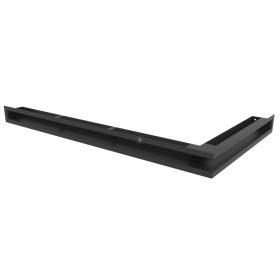 HITZE Slim 9 szellőzőrács 9x80x45R fekete