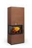 Romotop SOLID L 10 Kerámia Design kandalló - bővíthető hőtárolóval - Pigment fekete