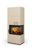 Romotop SOLID R 10 Kerámia Design kandalló - bővíthető hőtárolóval - Melanita