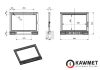 KAWMET kandallóajtó W1-W2 680x530 mm